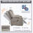 Heavy Duty Power Lift Recliner Chair With 8-Point Vibration Massage, Lumbar Heating, And USB Ports For Ultimate Comfort And Support-849289303