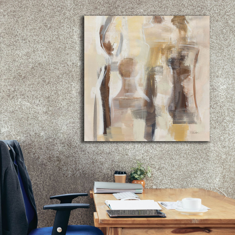 Epic Graffiti 'Deconstructed Chess'  by Silvia Vassileva Canvas Wall Art, 37" x 37"