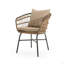 Ensemble de chaises d'extérieur avec coussins (ensemble de 2)