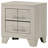Hunsaker 2-drawer Nightstand Bedside Table Rustic Cream
