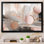 «Pink Rosegold Circle Chaos IV - Abstract Modern Shapes», art mural transitionnel