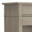 Table de chevet transitionnelle en bois massif 24 pouces Carlton en gris vieilli (ensemble de 2)-1384480803