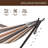 Hamac double classique avec support Dooltle Lazy Daze-1103541465