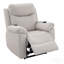 Fauteuil inclinable électrique en microfibre Chriki-130373940