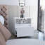 Nightstand Munyochi, One Drawer, White Finish-255715239