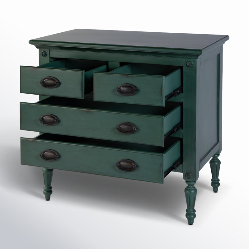 Easterbrook 4 Drawer Chest, Green