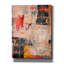 17 histoires abstraites «fissures no 2» par Andreas Magnusson, art mural sur toile, 40 po x 54 po-656098297