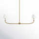 Greta Linear Chandelier by Hinkley
