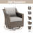 Tya Outdoor Wicker Patio Swivel Chairs With Cushions-1569549260