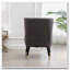Fauteuil d'appoint en velours-1033517152