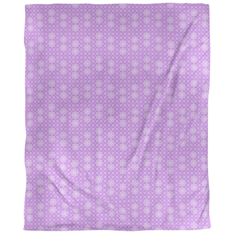 Housse de couette simple Katelyn Elizabeth, Polyester brossé, Housse de couette pour grand lit, Mauve