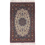 Mehinder Oriental Area Rug in Ivory