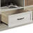 Hall Tree with Storage Cabinet In Brown-1641513002