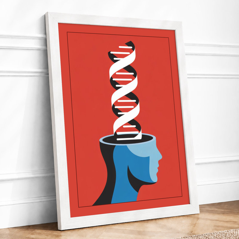 Mind In Motion Modern - Print, A4 - 29.7 x 21.0 cm, White