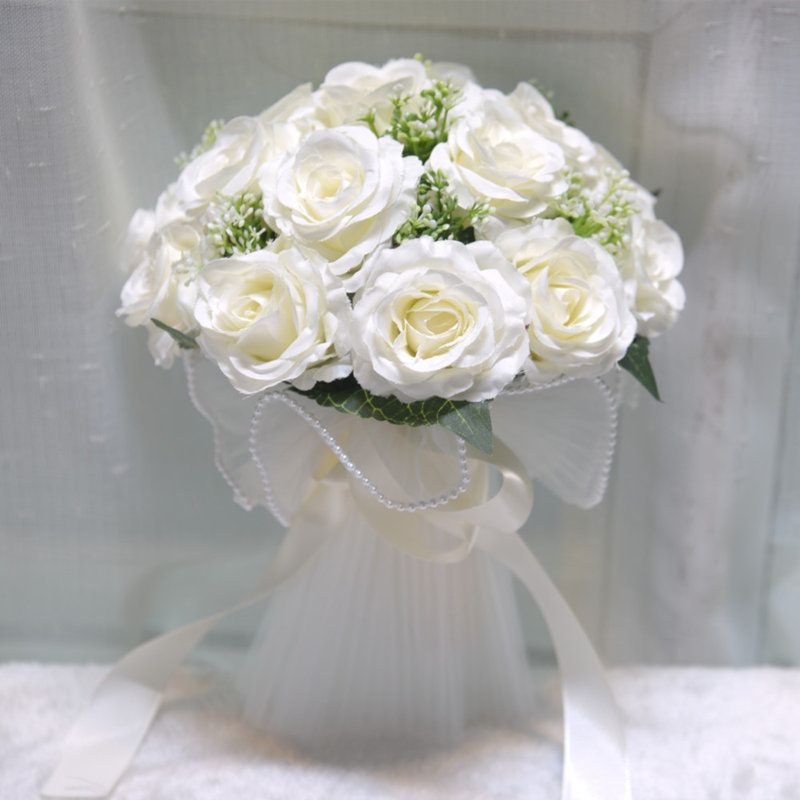 Bouquet de mariage, Beige