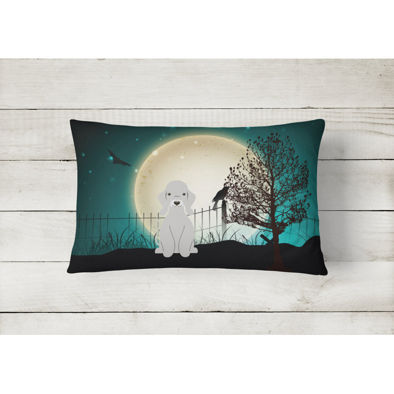 Coussin lombaire intérieur / extérieur Halloween, Bleu