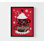 Cozy Christmas Wall Art Season Greetings Festive Mug Coffee Hot Cocoa, impression encadrée, cuisine, café, restaurant, décoration des Fêtes 37960