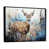 Black Floater Framed