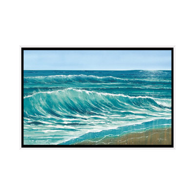 «Forever Waves», reproduction d'art sur toile encadrée