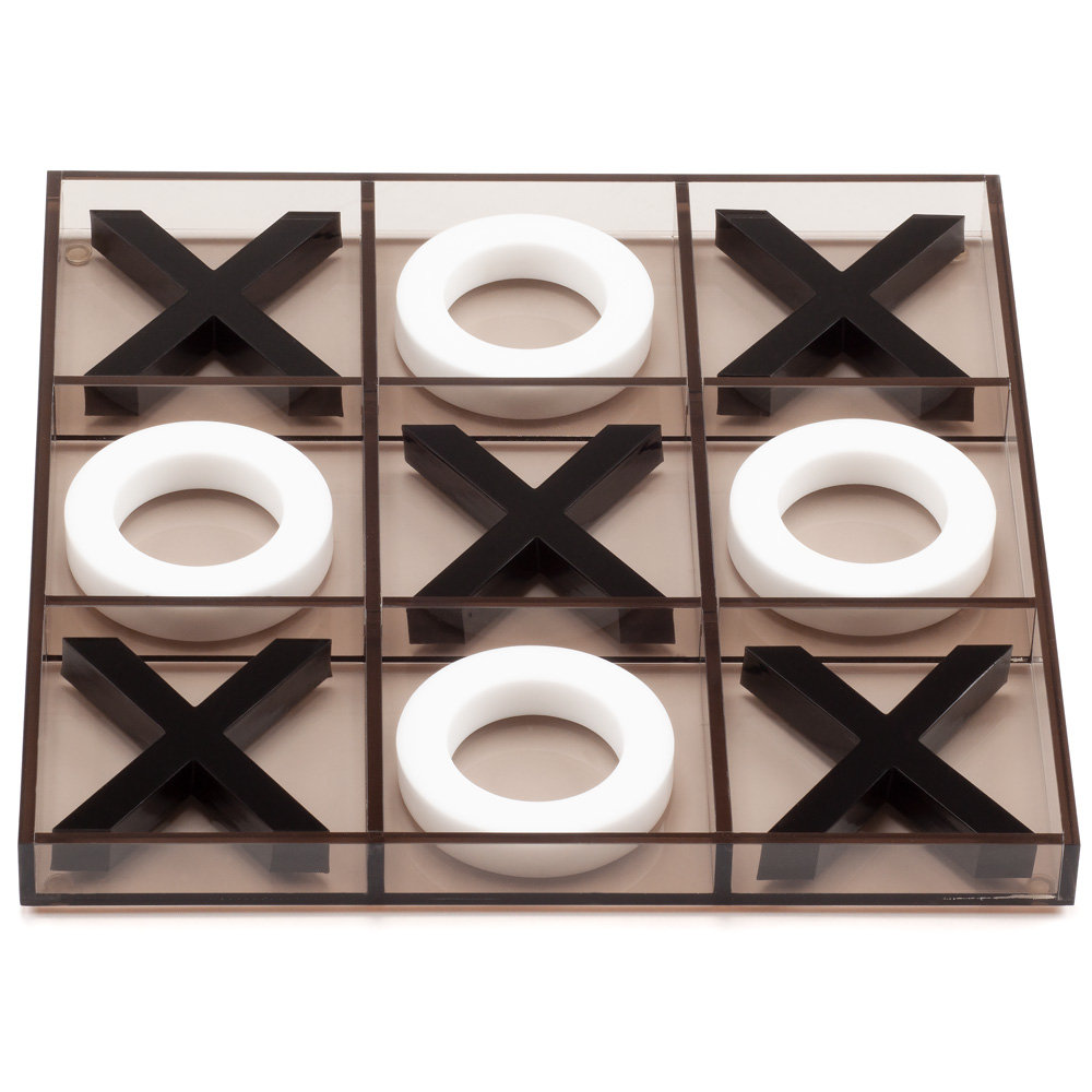 Games Tic Tac Toe Wooden Board Game