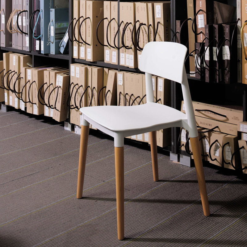 Chaise d'appoint Jago, Blanc, 1