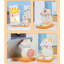 Mignon chat, support de téléphone portable, résine, mini support de téléphone portable, ornement de bureau pour le bureau de la chambre à coucher, gingembre
