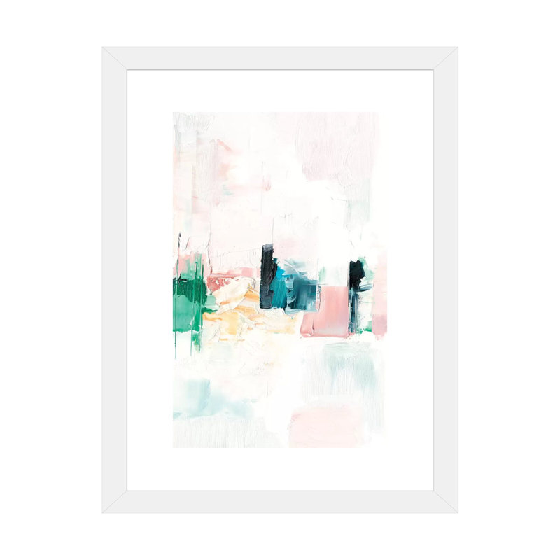 "Bubble gum Candy I" par Ethan Harper, reproduction d’art, H 32 po x l 24 po x P 1 po, Papier encadré blanc, Blanc