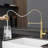 Kitchen Faucet With Pull Down Sprayer Stainless Steel Single Handle Pull Out Spring Sink Faucets-117238324
