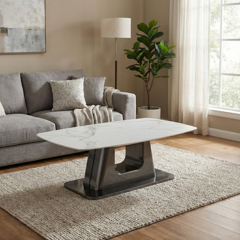 Charvae Pedestal Coffee Table