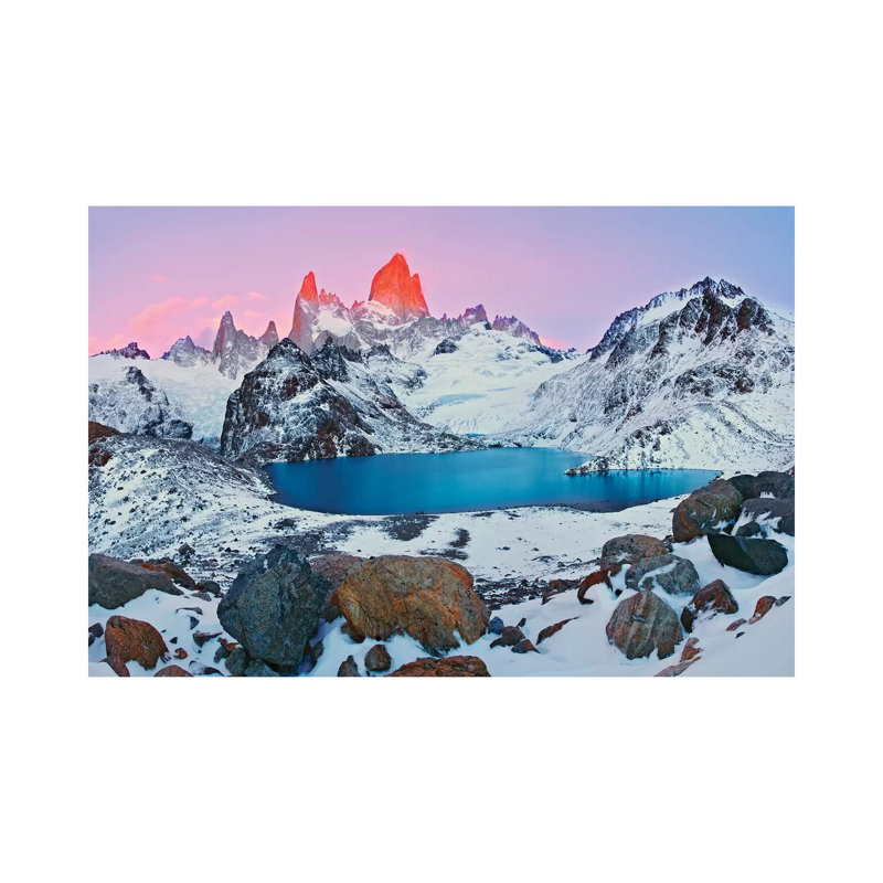 Argentina, Patagonia, Los Glaciares NP. Sunrise On Mount Fitz Roy And Laguna De Los Tres. by Jaynes Gallery - Wrapped Canvas Gallery-Wrapped Canvas Giclée