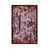 Toile encadrée de bois rustique foncé
