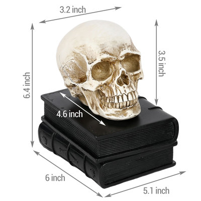 Serre-livres Halloween crâne gothique