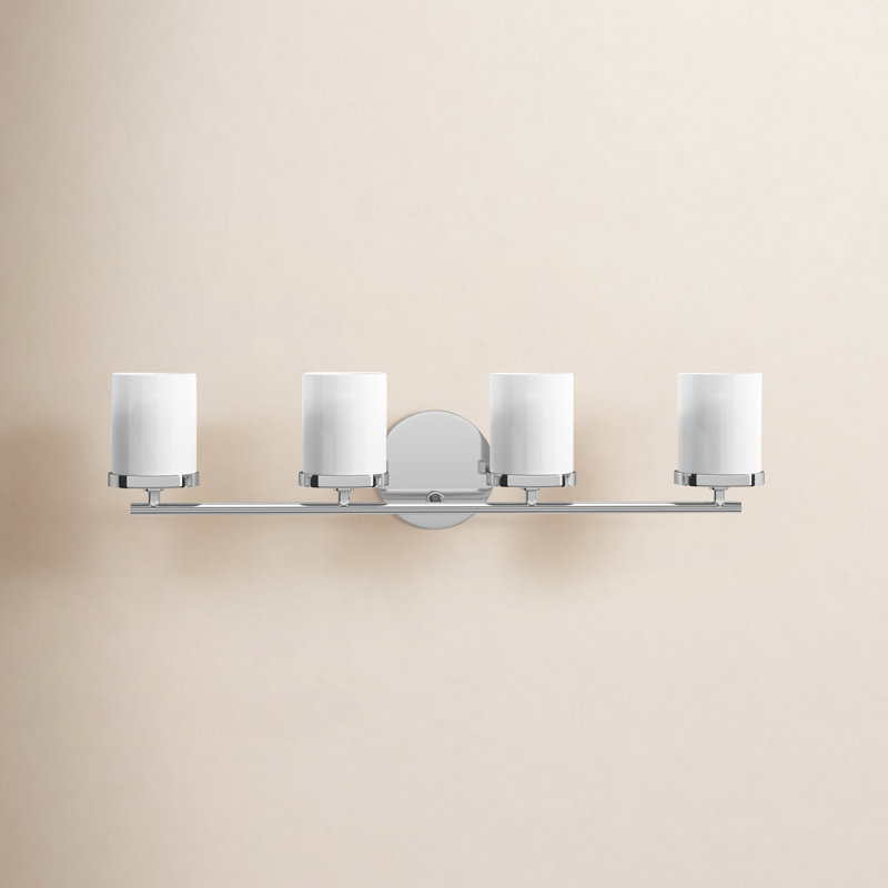 Scroggins 4 - Light Dimmable Vanity light, Nickel poli