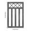 120 cm H Solid Wood Gate Fencing-1143267983-1143267955
