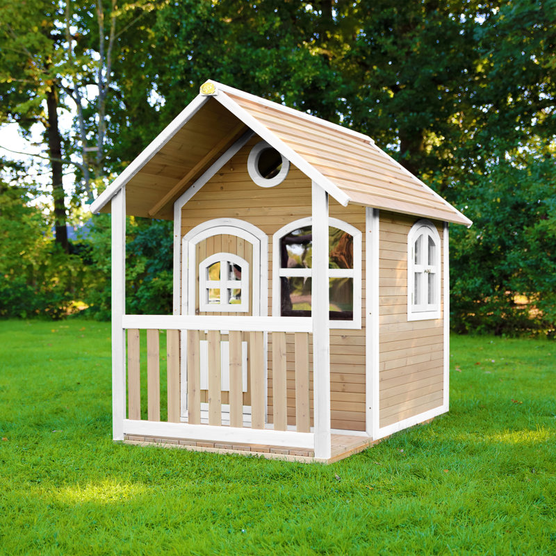 Alex AXI 118cm W x 191cm D Outdoor Hemlock Wood Playhouse