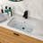 22" X 15.25" White Ceramic Undermount Bathroom Sink With Overflow(Includes Only The Bathroom Sink)
