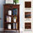Beachley Solid Wood Slatted Bookcase in Mission Oak