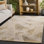 Ebony Hand Tufted Wool Abstract Indoor Rug
