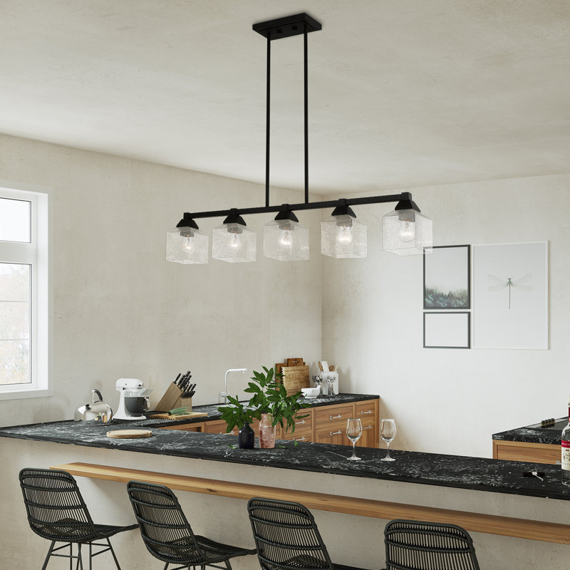 Lustre linéaire Ashanni, Noir
