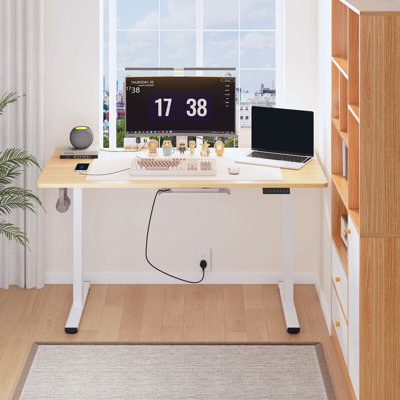 Adjustable Standing Desk, Whole-Piece Desktop