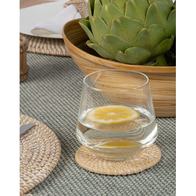 Woodside Round Coaster Set with Holder