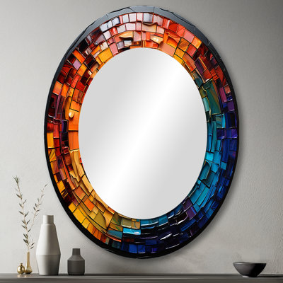 Miroir décoratif Fashion, miroir décoratif décoratif en métal - Latonie