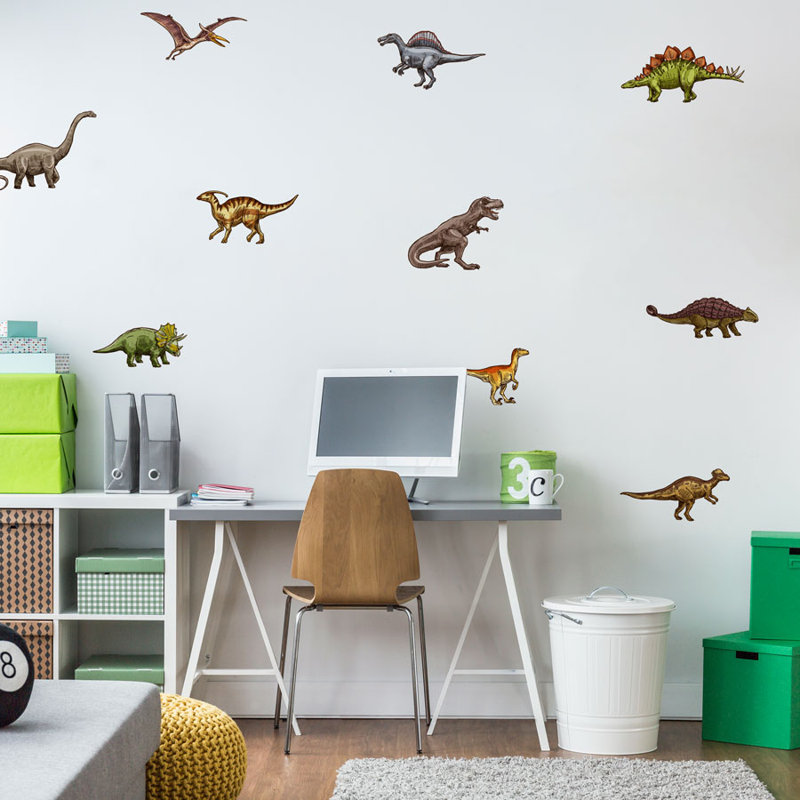 Animals Non-Wall Damaging Wall Decal, Green