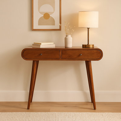 Sandy 90cm Solid Wood Console Table