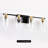 4- Bathroom Fixtures, Glass Shade Glow, Luxury Appeal For Bathroom, Kitchen, Dinning Room, Bedroom, Hallway - Gold Matte Black Brilliant