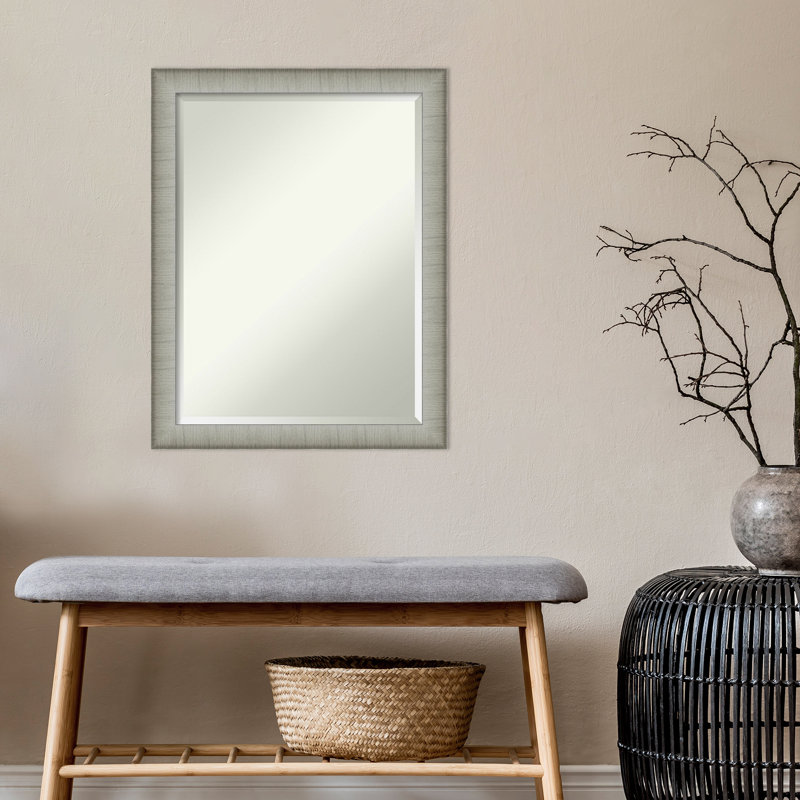 Jonnie Wall Mirror, Nickel, 27" x 21"