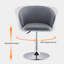 Amitabh Swivel Upholstered Adjustable Height Counter Stool with Metal Frame-1583945036