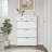 Shoe cabinet with 3 doors 2 drawers, large space for storage-751440807