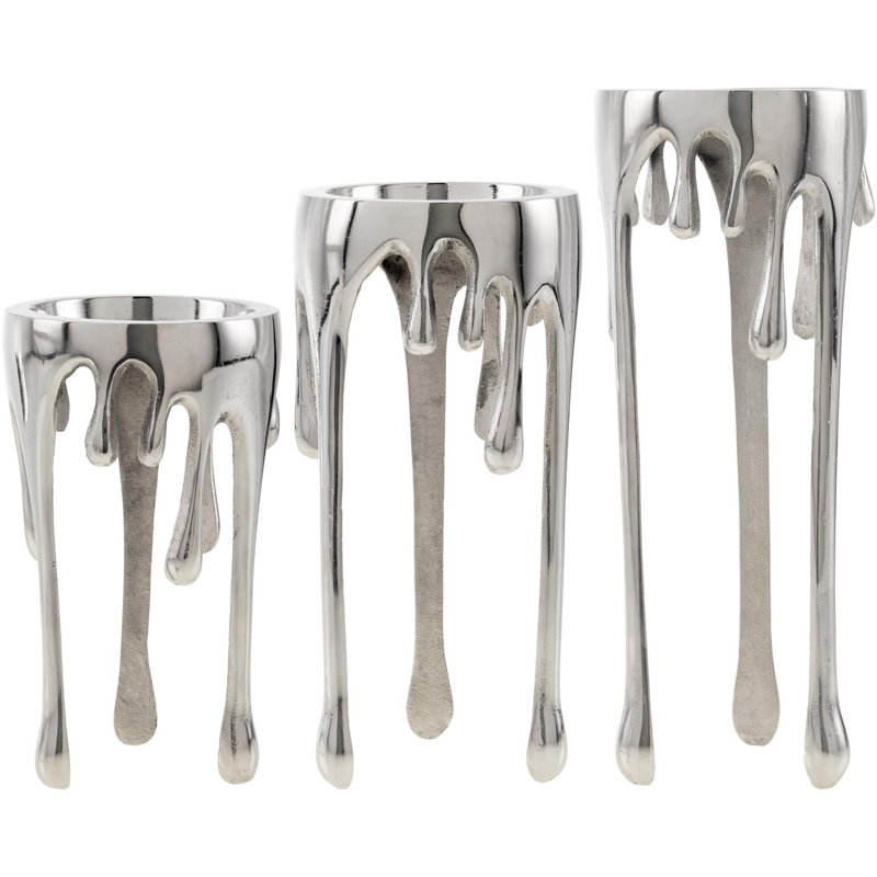 Castellana Candleholder, Silver