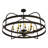 Freddy 12 - Light Steel Dimmable Chandelier